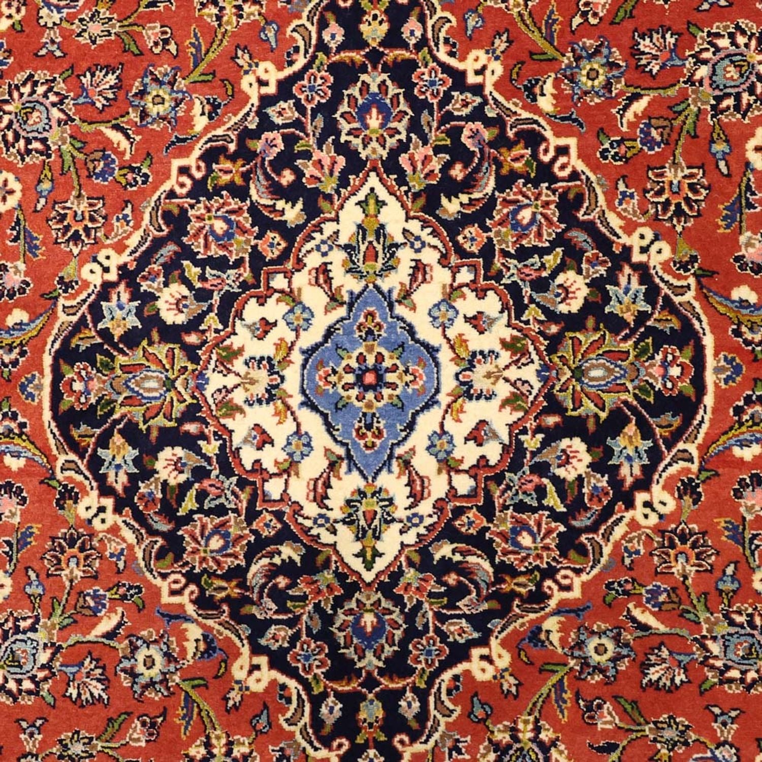 Persisk tæppe - Keshan - 170 x 110 cm - rød