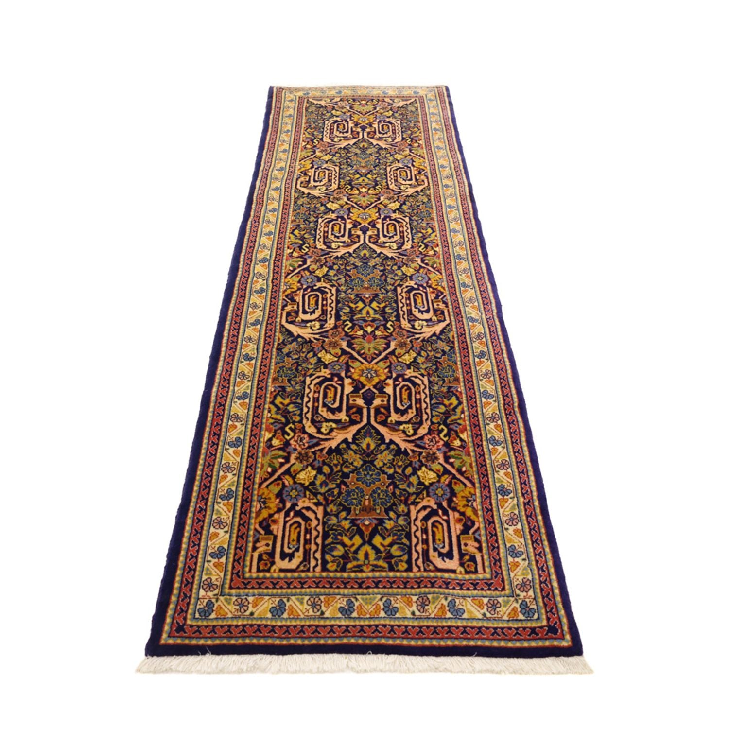 Løber Persisk tæppe - Classic - 260 x 75 cm - mørkegrøn