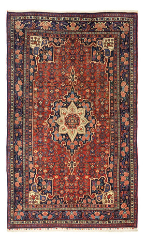 Persisk tæppe - Bijar - Royal - 276 x 168 cm - mørkerød