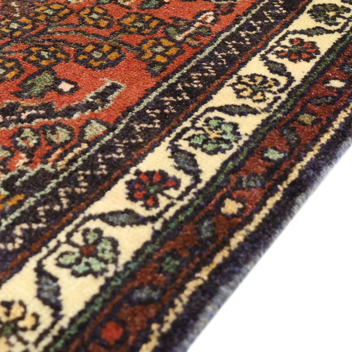 Løber Persisk tæppe - Nomadisk - 313 x 83 cm - mørkerød