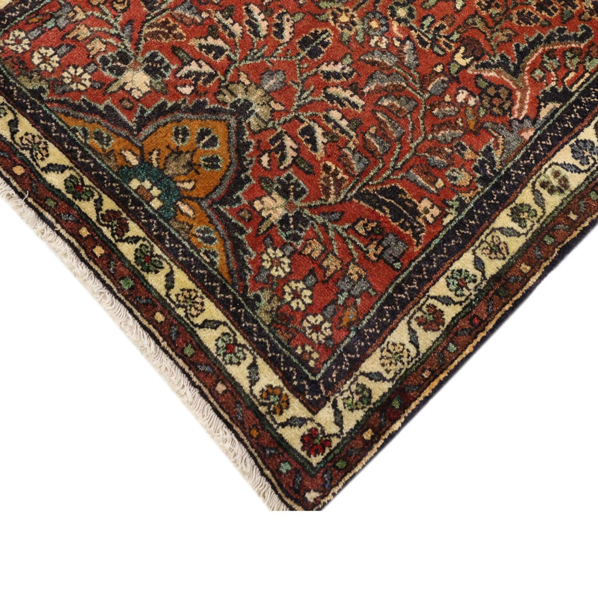 Løber Persisk tæppe - Nomadisk - 313 x 83 cm - mørkerød