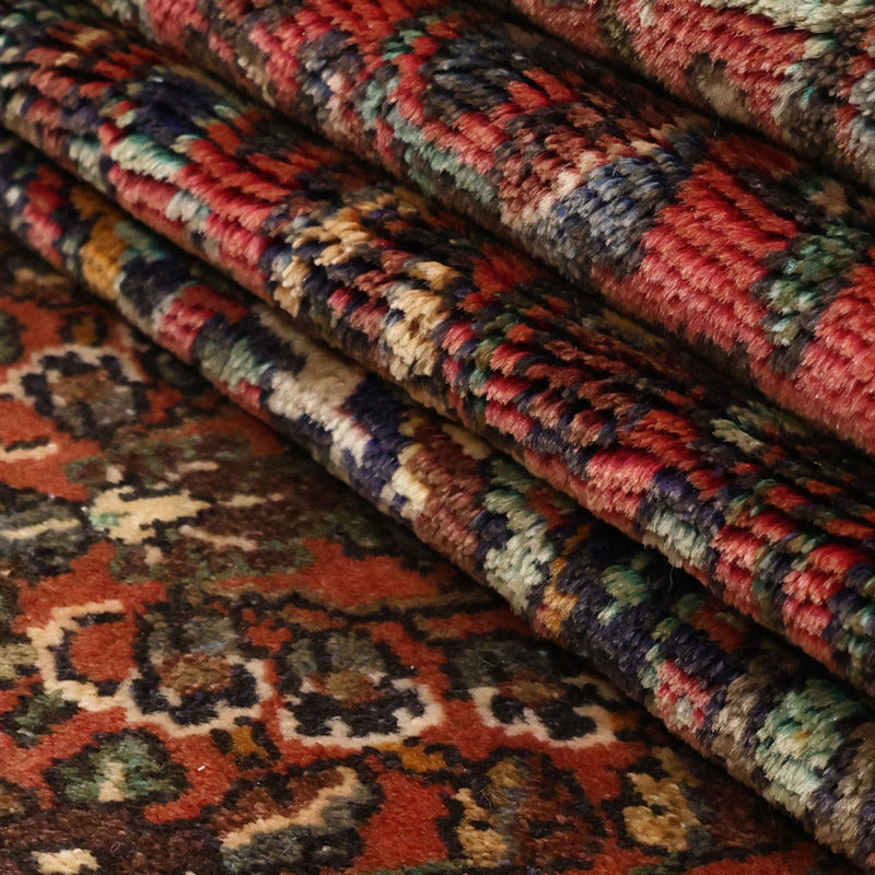 Løber Persisk tæppe - Nomadisk - 313 x 83 cm - mørkerød