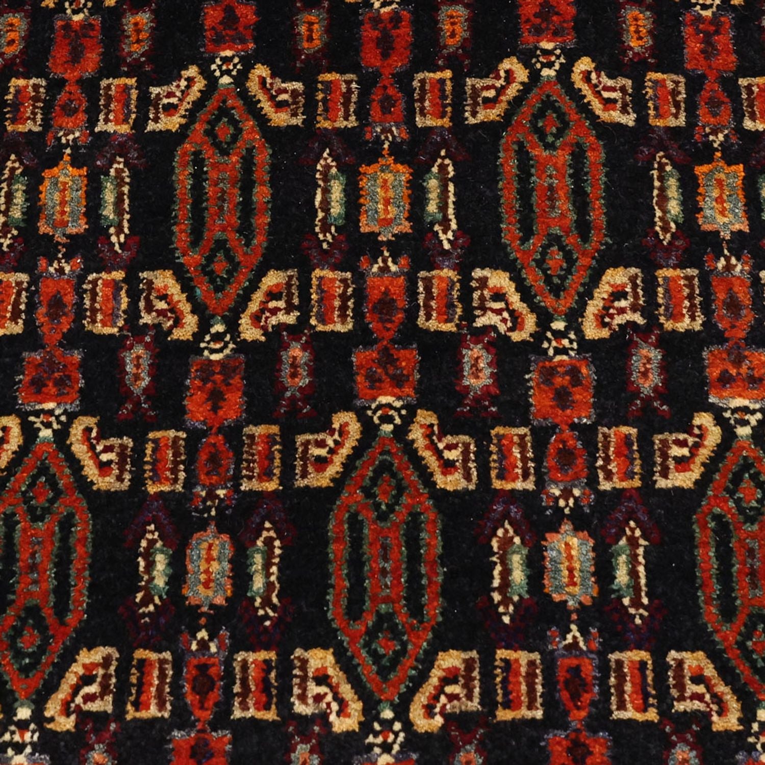 Løber Persisk tæppe - Nomadisk - 294 x 129 cm - mørkerød