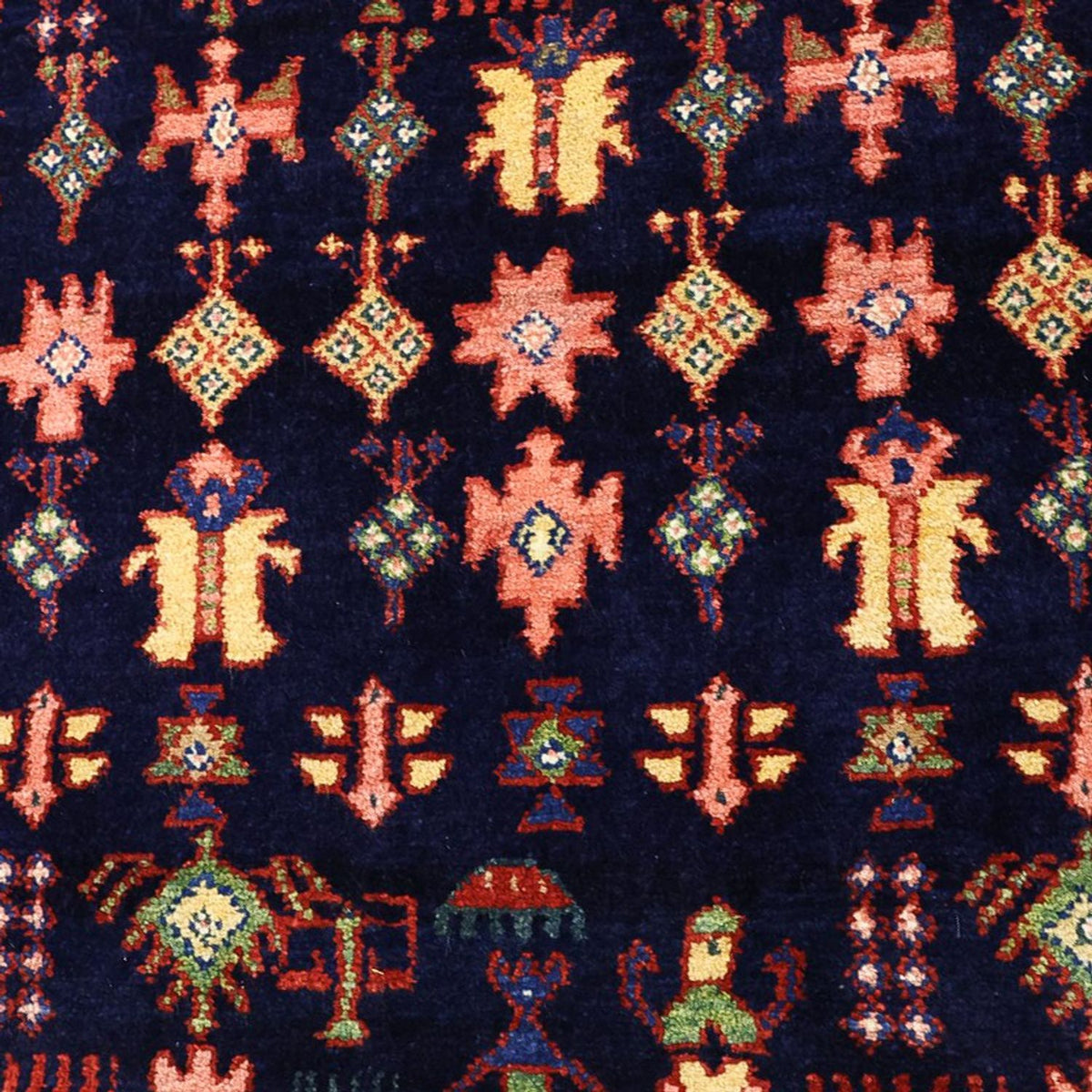 Persisk tæppe - Classic - 215 x 157 cm - mørkeblå