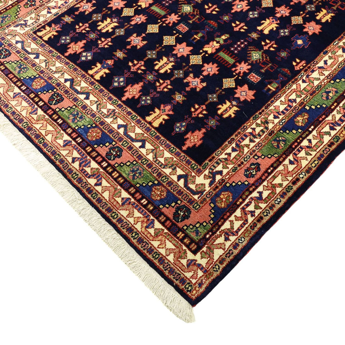 Persisk tæppe - Classic - 215 x 157 cm - mørkeblå