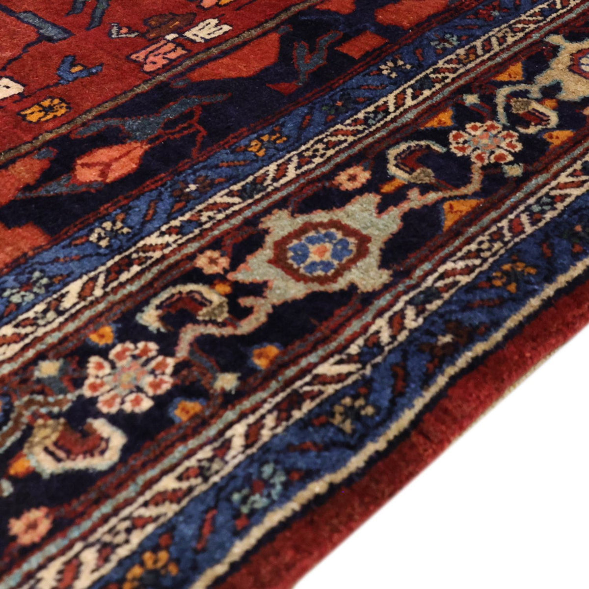 Løber Persisk tæppe - Nomadisk - 331 x 145 cm - rød