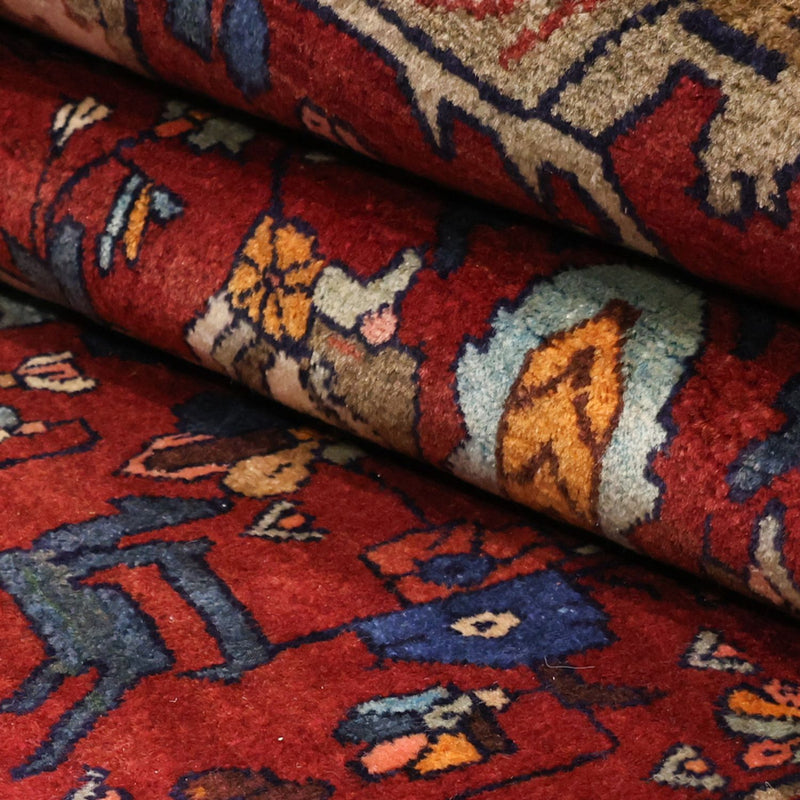 Løber Persisk tæppe - Nomadisk - 331 x 145 cm - rød