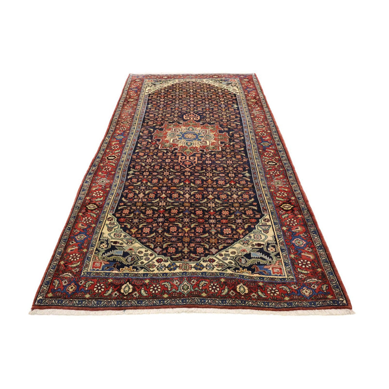 Løber Persisk tæppe - Bijar - 276 x 146 cm - mørkerød