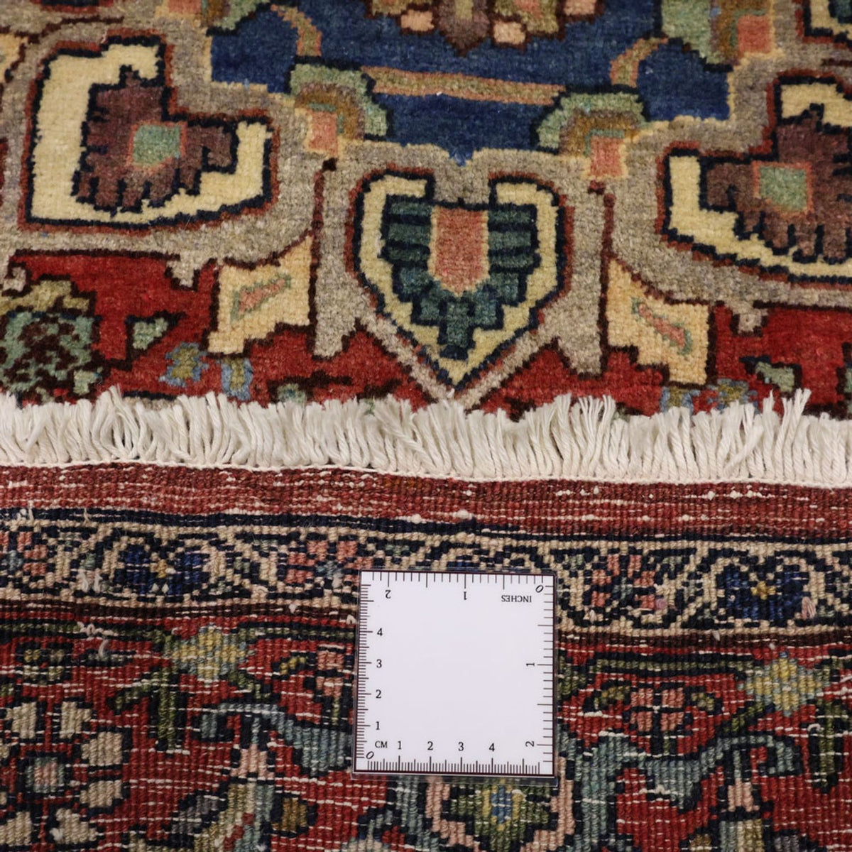 Løber Persisk tæppe - Bijar - 276 x 146 cm - mørkerød