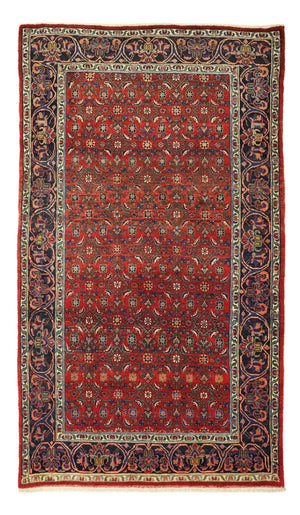 Persisk tæppe - Bijar - Royal - 288 x 168 cm - mørkerød