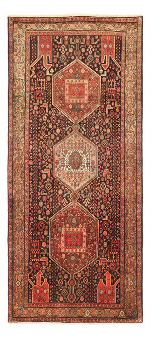 Løber Persisk tæppe - Nomadisk - 295 x 130 cm - mørkerød