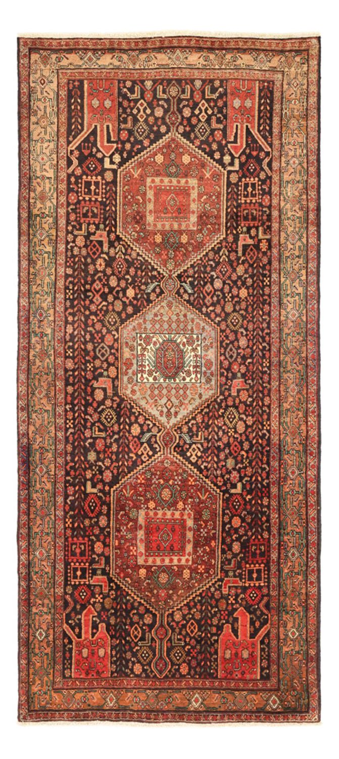 Løber Persisk tæppe - Nomadisk - 295 x 130 cm - mørkerød