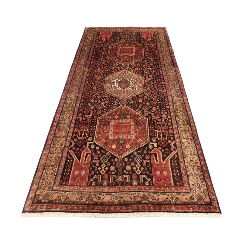 Løber Persisk tæppe - Nomadisk - 295 x 130 cm - mørkerød