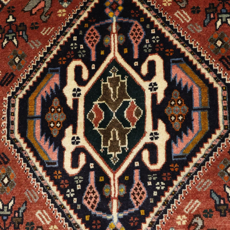 Gabbeh-tæppe - Kashkuli Persisk - 150 x 105 cm - mørkerød