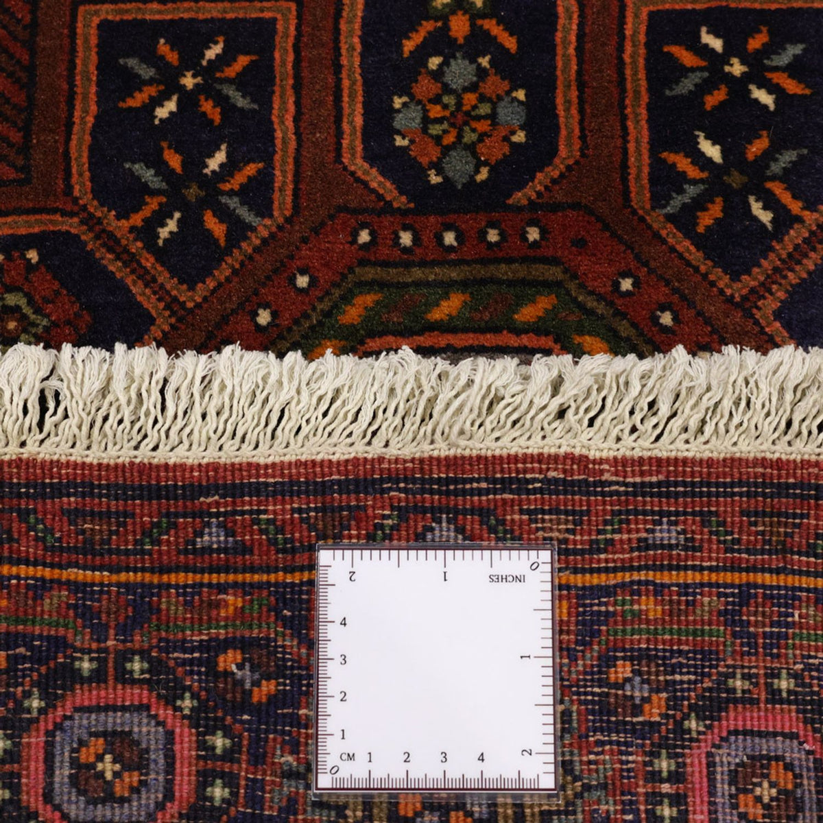 Persisk tæppe - Nomadisk - 158 x 99 cm - mørkerød