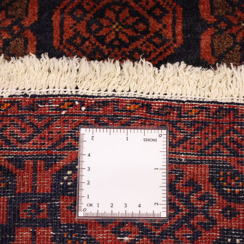 Løber Baluch-tæppe - 215 x 112 cm - mørkerød