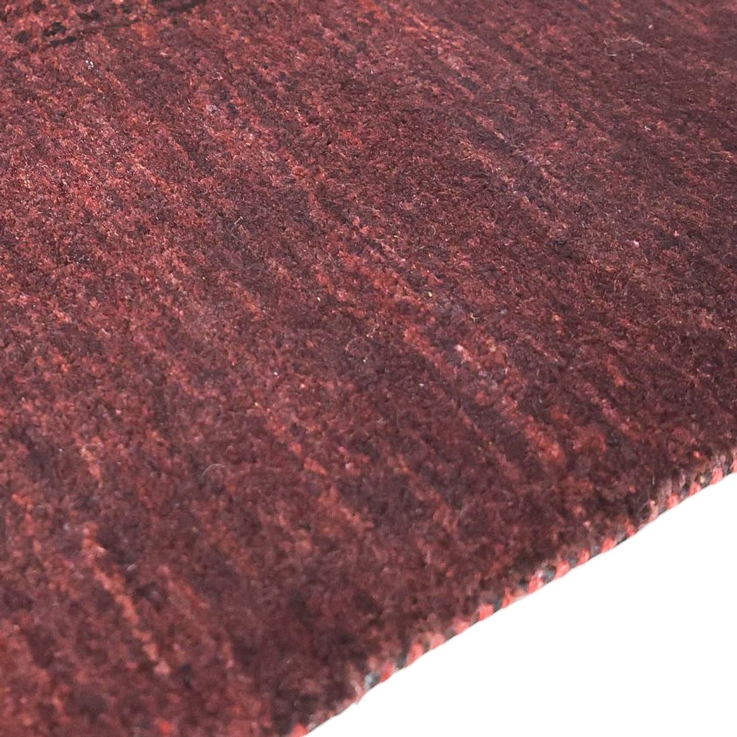Gabbeh-tæppe - Loribaft Indus - 235 x 166 cm - mørkerød