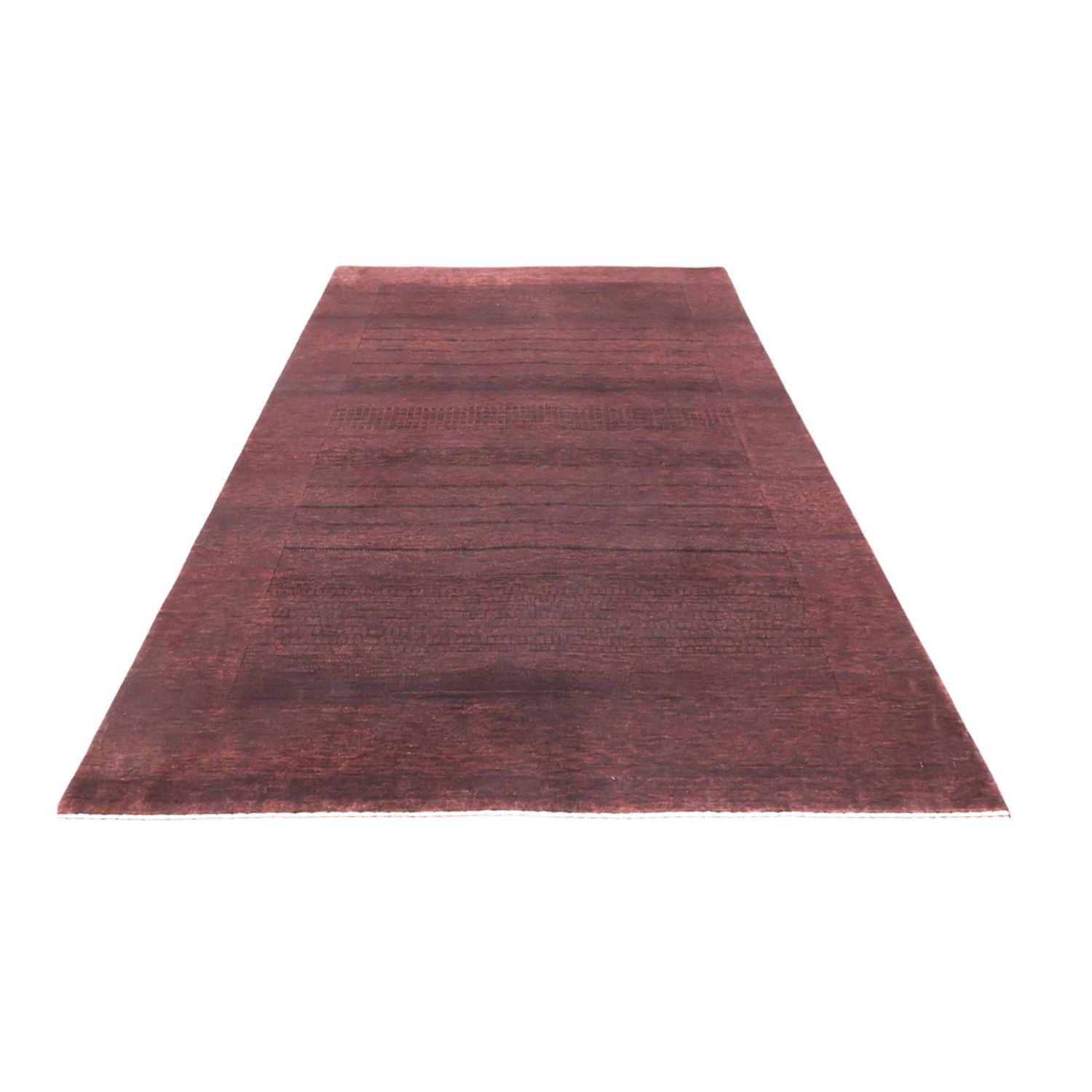 Gabbeh-tæppe - Loribaft Indus - 235 x 166 cm - mørkerød