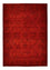Gabbeh Tæppe - Loribaft Persisk - 200 x 142 cm - rød