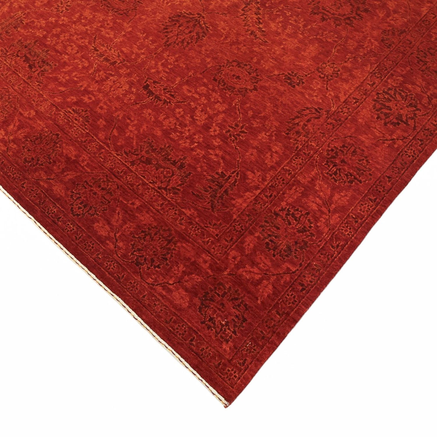 Gabbeh Tæppe - Loribaft Persisk - 200 x 142 cm - rød