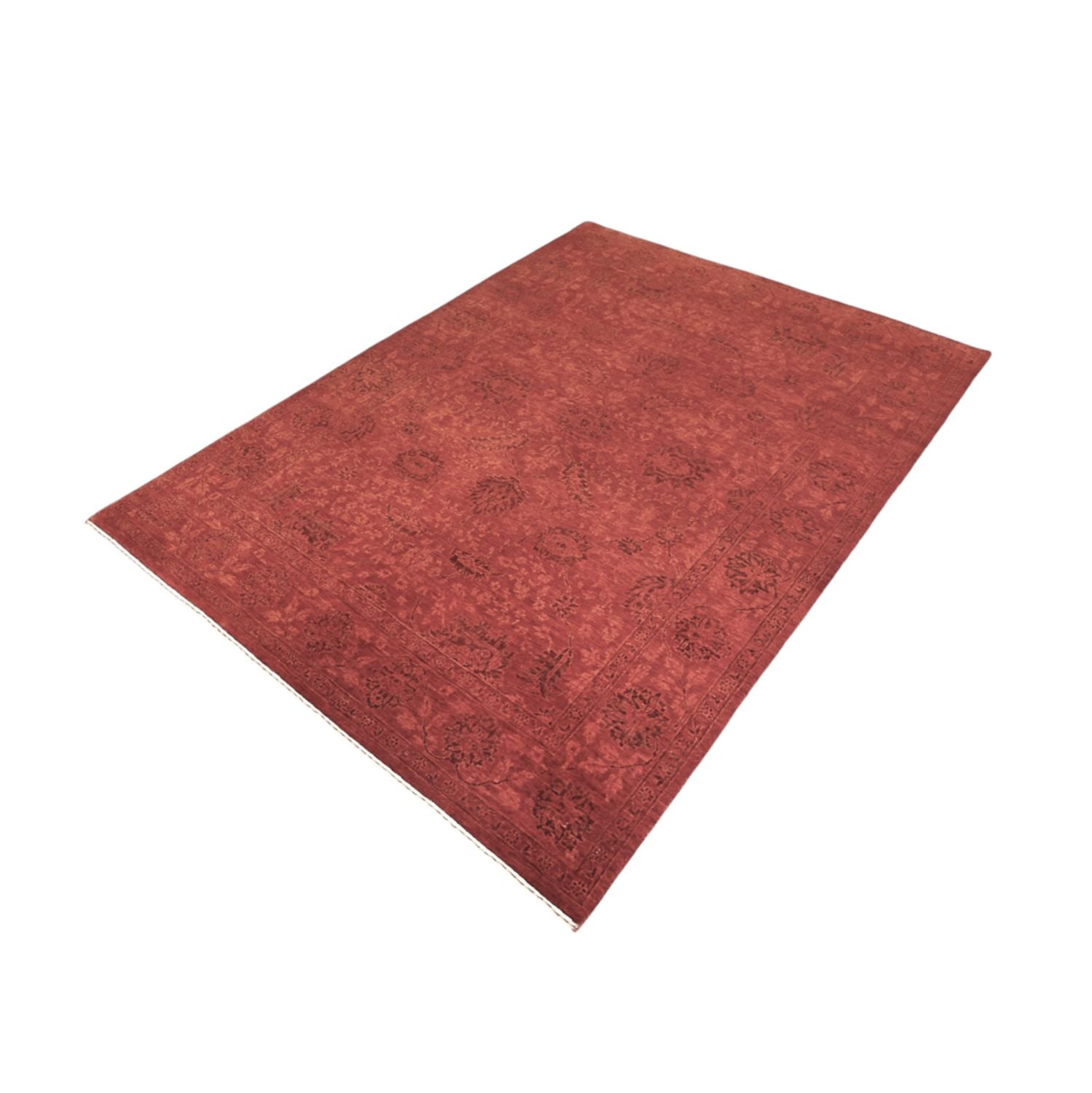 Gabbeh Tæppe - Loribaft Persisk - 200 x 142 cm - rød