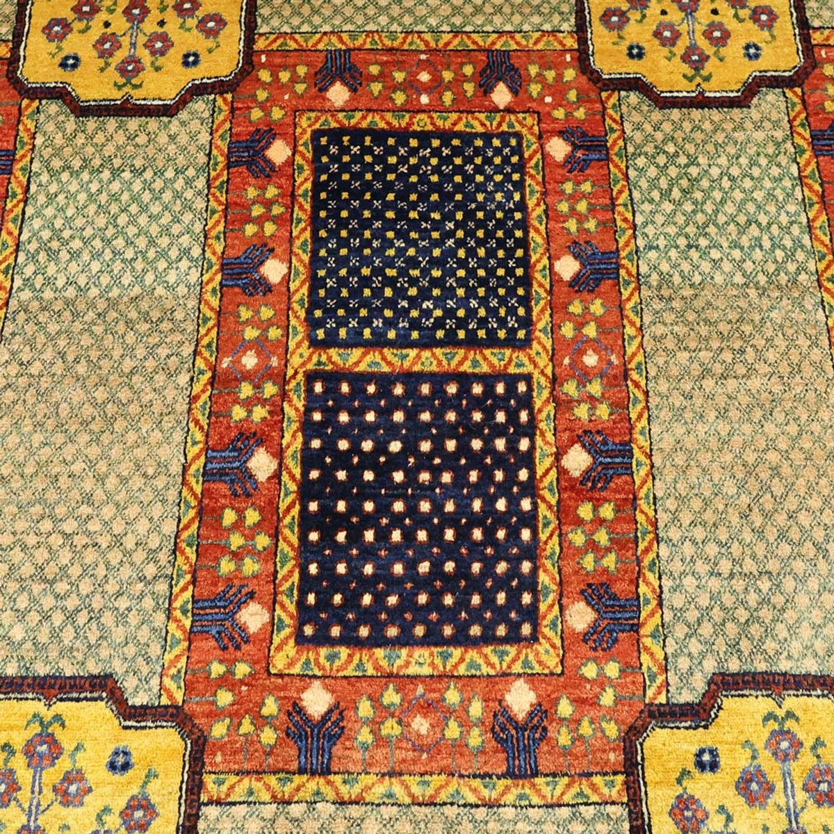 Gabbeh Tæppe - Loribaft Persisk - 315 x 243 cm - flerfarvet