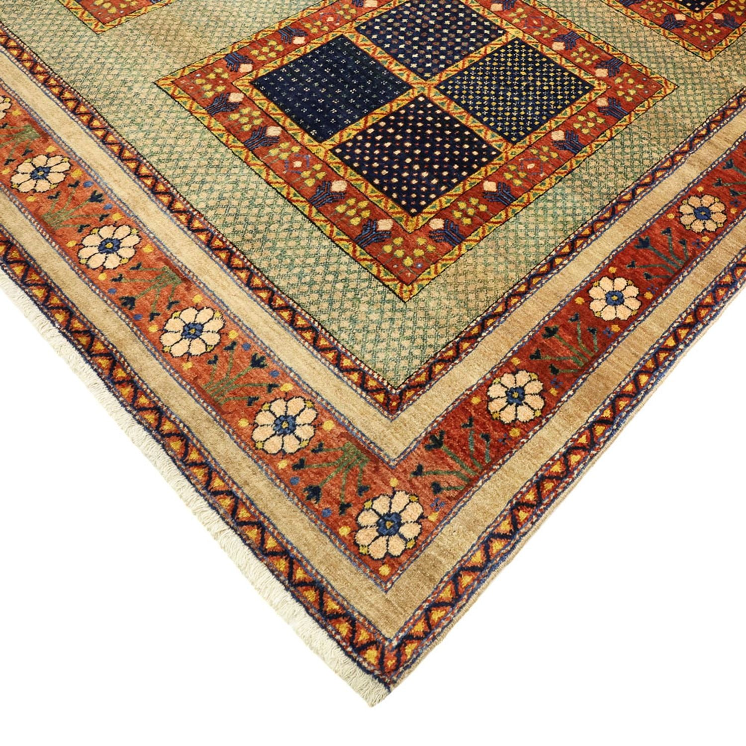 Gabbeh Tæppe - Loribaft Persisk - 315 x 243 cm - flerfarvet