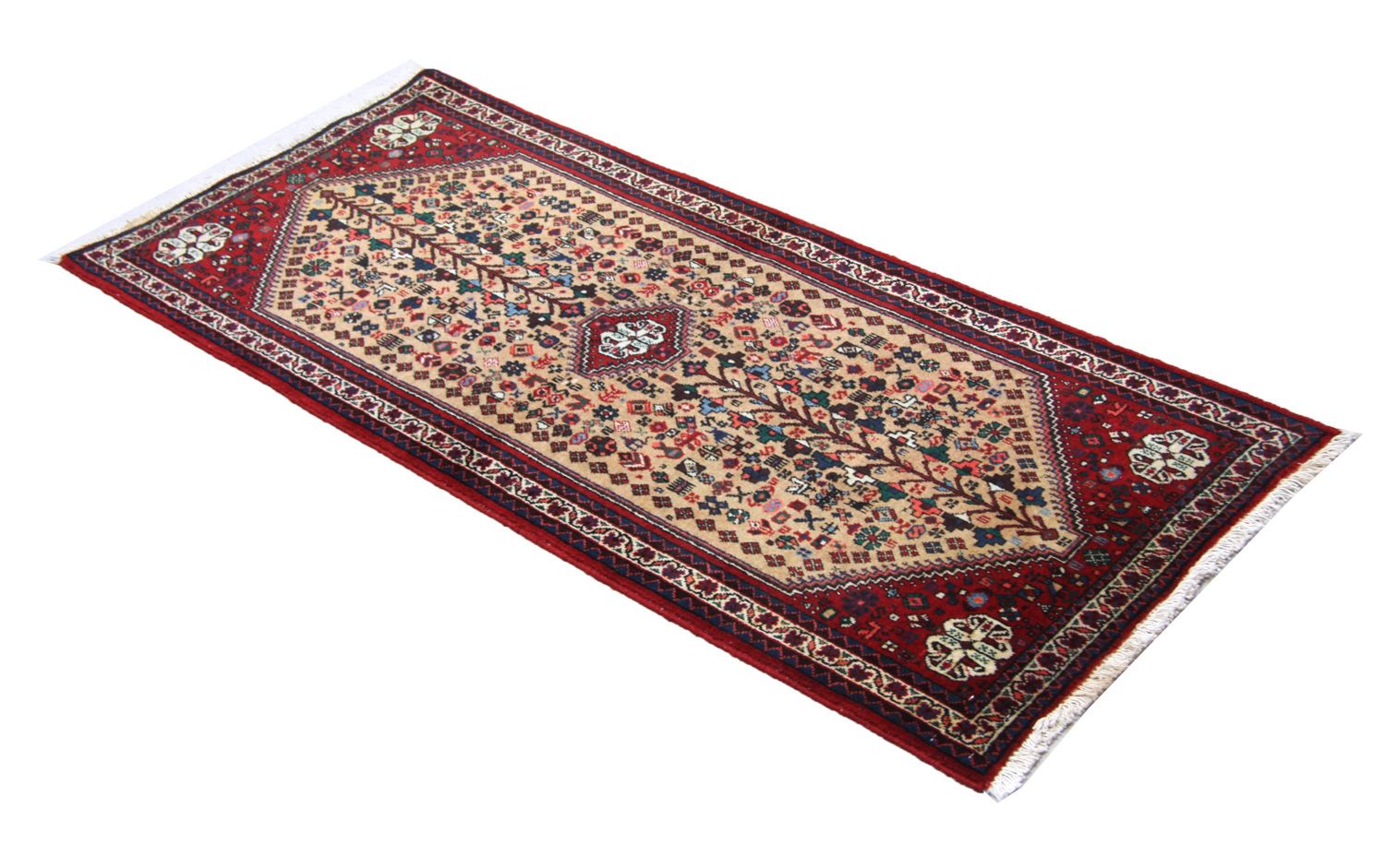 Persisk tæppe - Nomadisk - 155 x 69 cm - rød