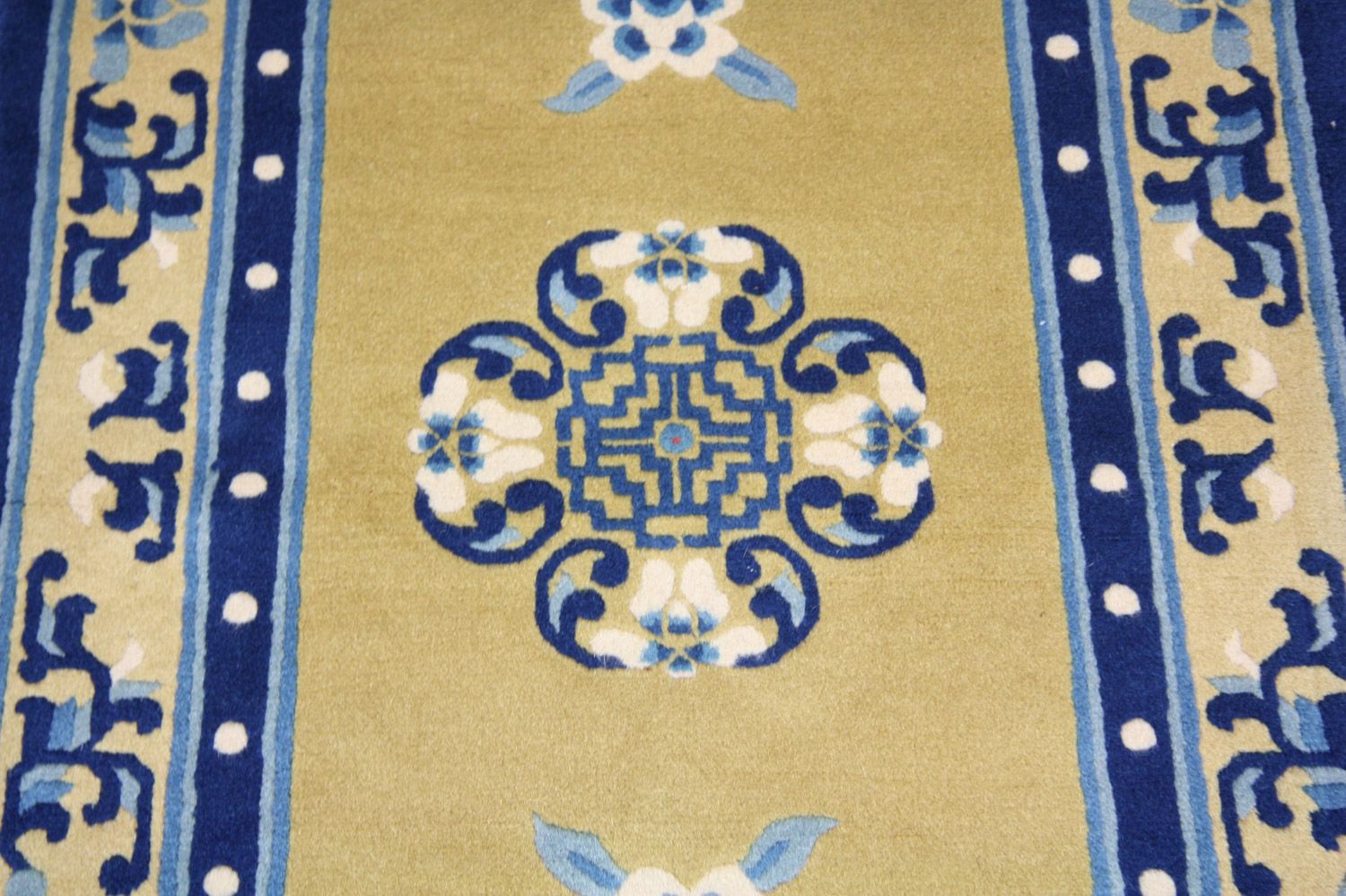 Kina Tæppe - 152 x 76 cm - blå