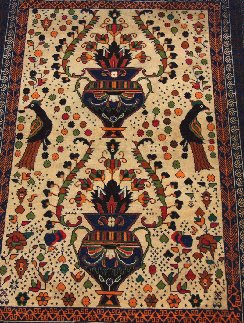 Baluch-tæppe - 115 x 80 cm - beige