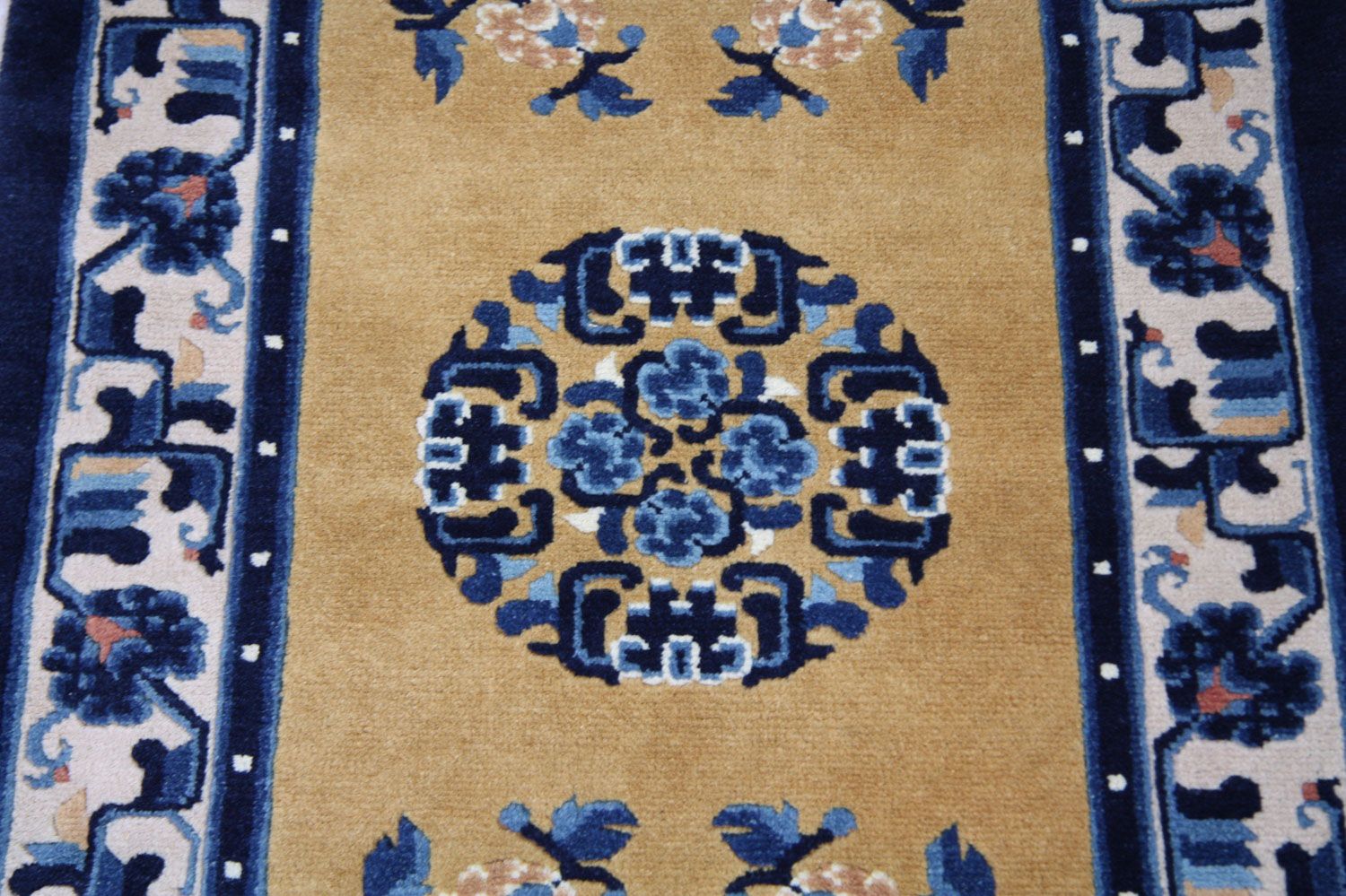 Kina Tæppe - 137 x 69 cm - blå