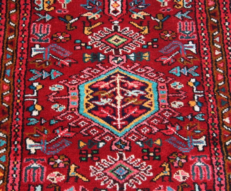 Persisk tæppe - Nomadisk - 140 x 67 cm - rød