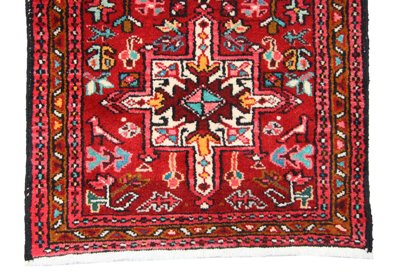 Persisk tæppe - Nomadisk - 140 x 67 cm - rød
