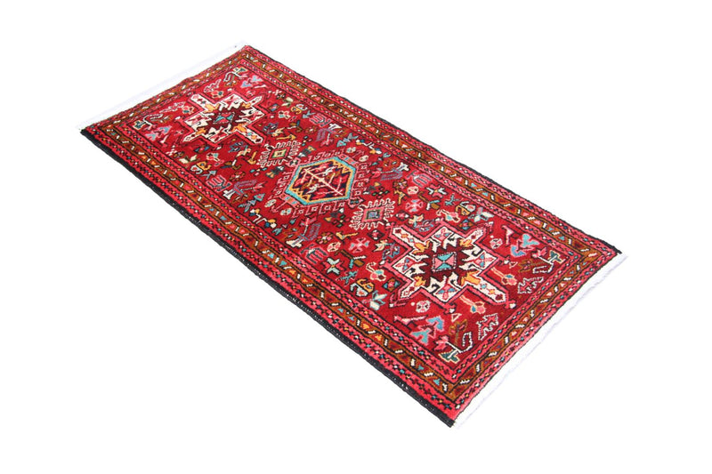 Persisk tæppe - Nomadisk - 140 x 67 cm - rød