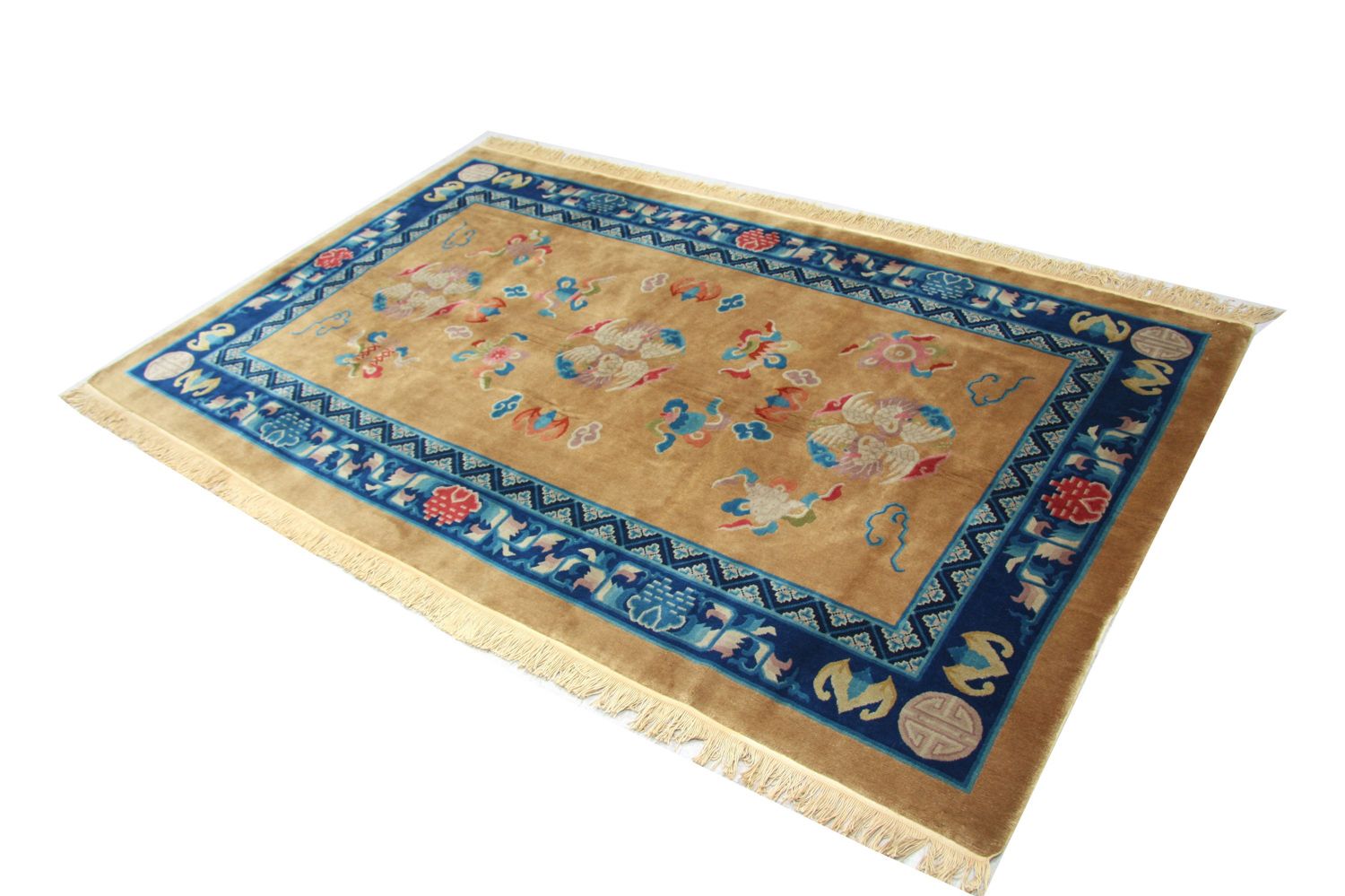 Kina Tæppe - 244 x 152 cm - brun