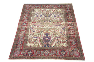 Persisk tæppe - Nomadisk - 207 x 148 cm - beige