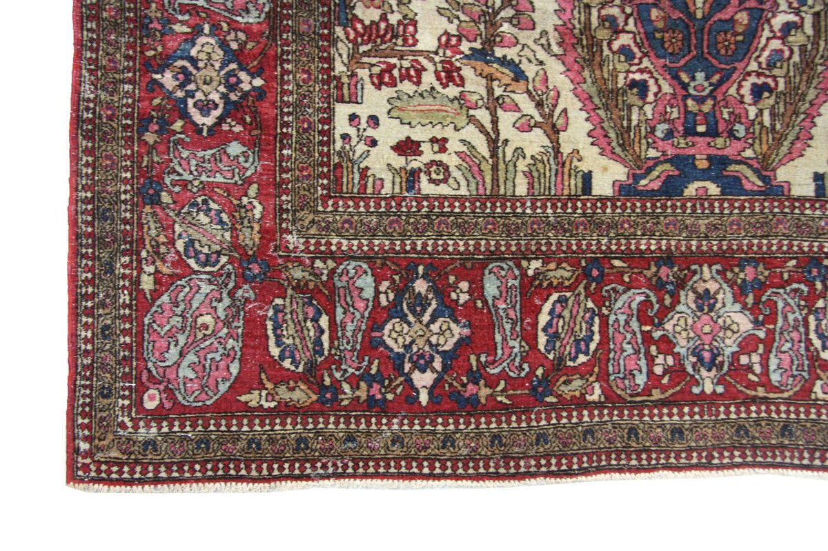 Persisk tæppe - Nomadisk - 207 x 148 cm - beige