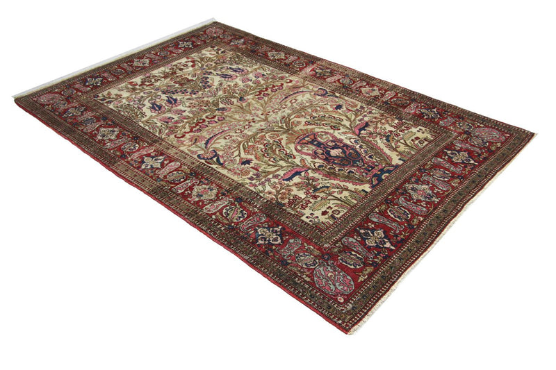 Persisk tæppe - Nomadisk - 207 x 148 cm - beige