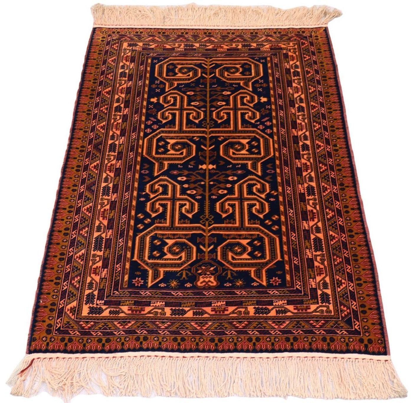 Afghansk tæppe 132x98cm - Orientalsk tæppe