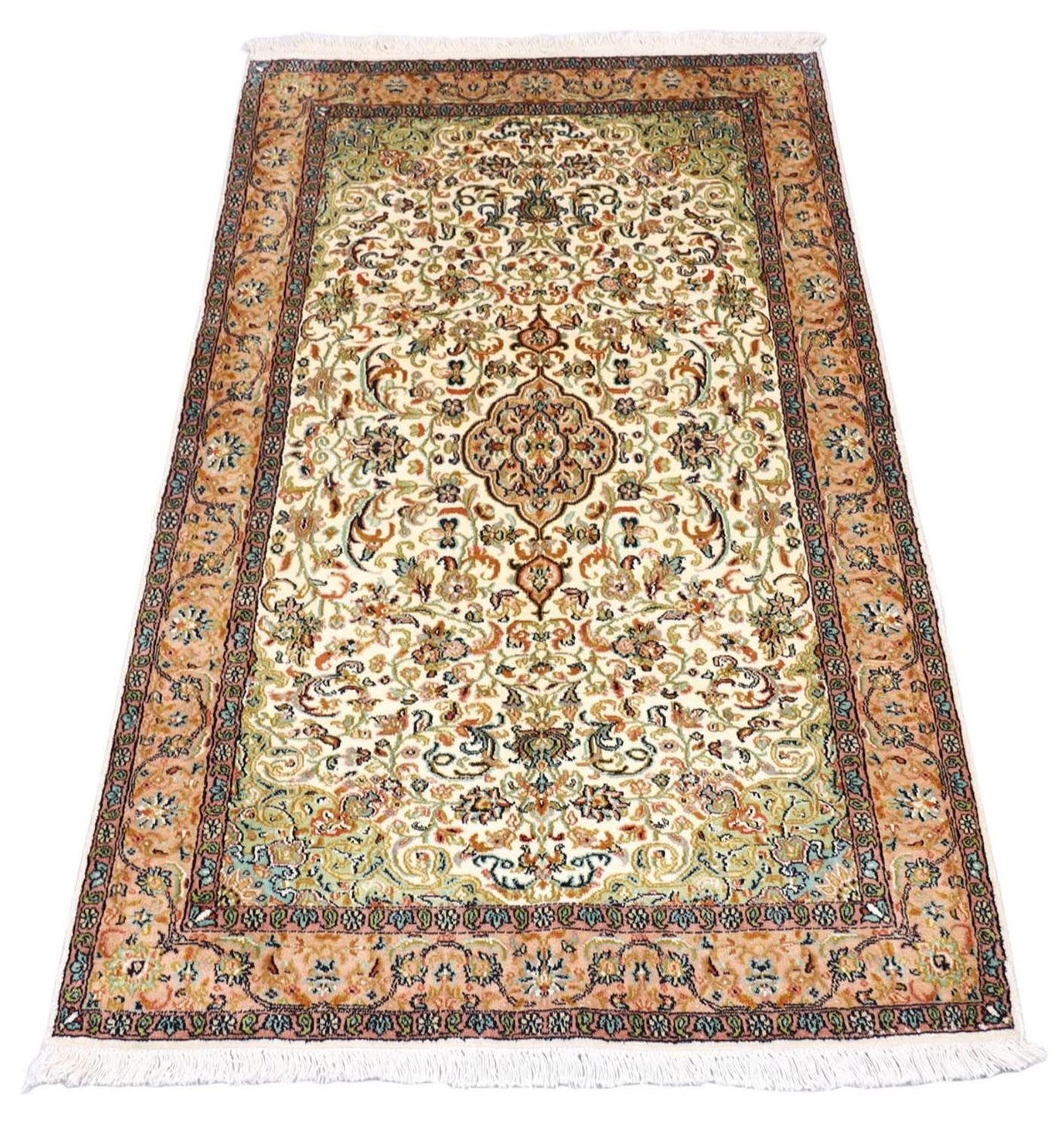 Kashmirsilke Tæppe 155x99cm - Orientalsk tæppe