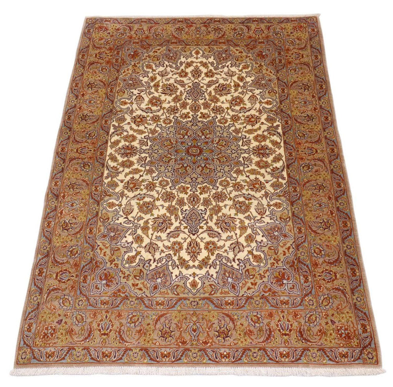 Persisk tæppe - Isfahan - Premium - 164 x 112 cm - beige