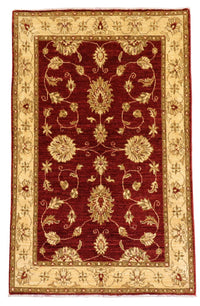 Ziegler Carpet - 153 x 100 cm - mørkerød