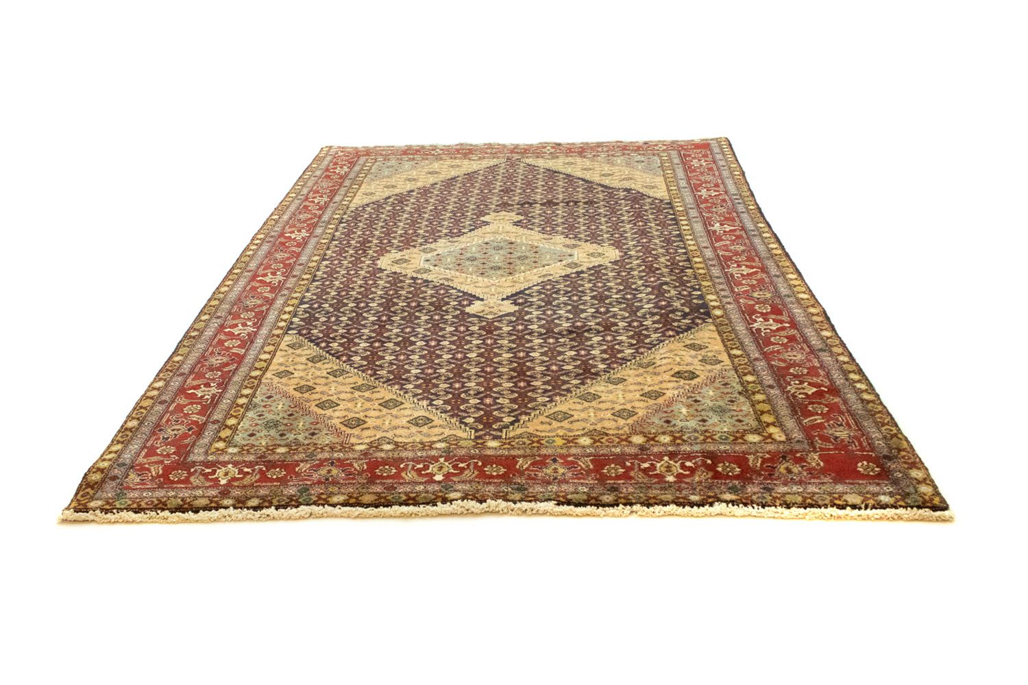 Persisk tæppe - Nomadisk - 293 x 200 cm - blå