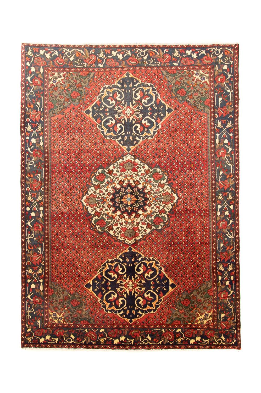 Persisk tæppe - Nomadisk - 306 x 220 cm - rust