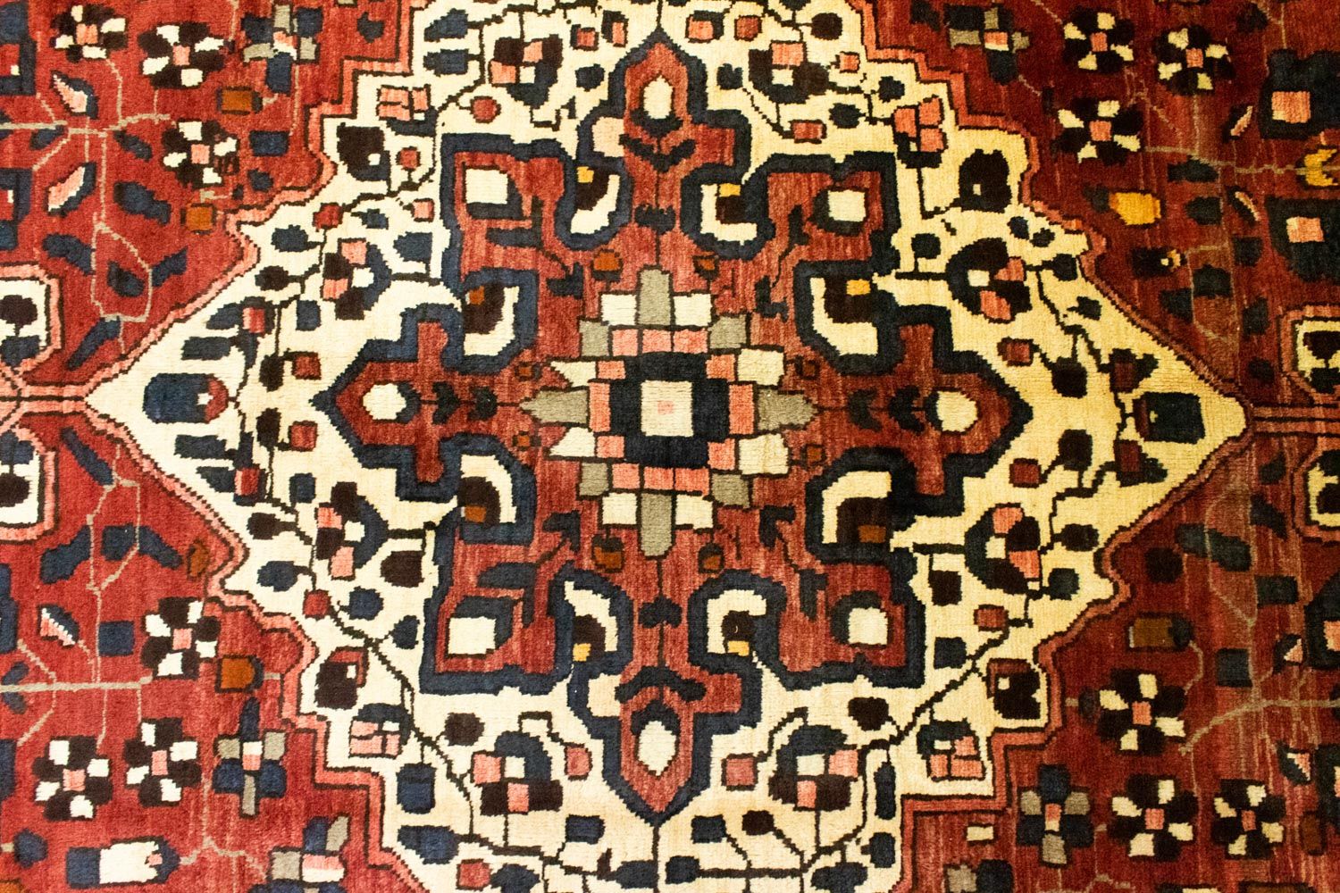 Persisk tæppe - Nomadisk - 304 x 205 cm - brun