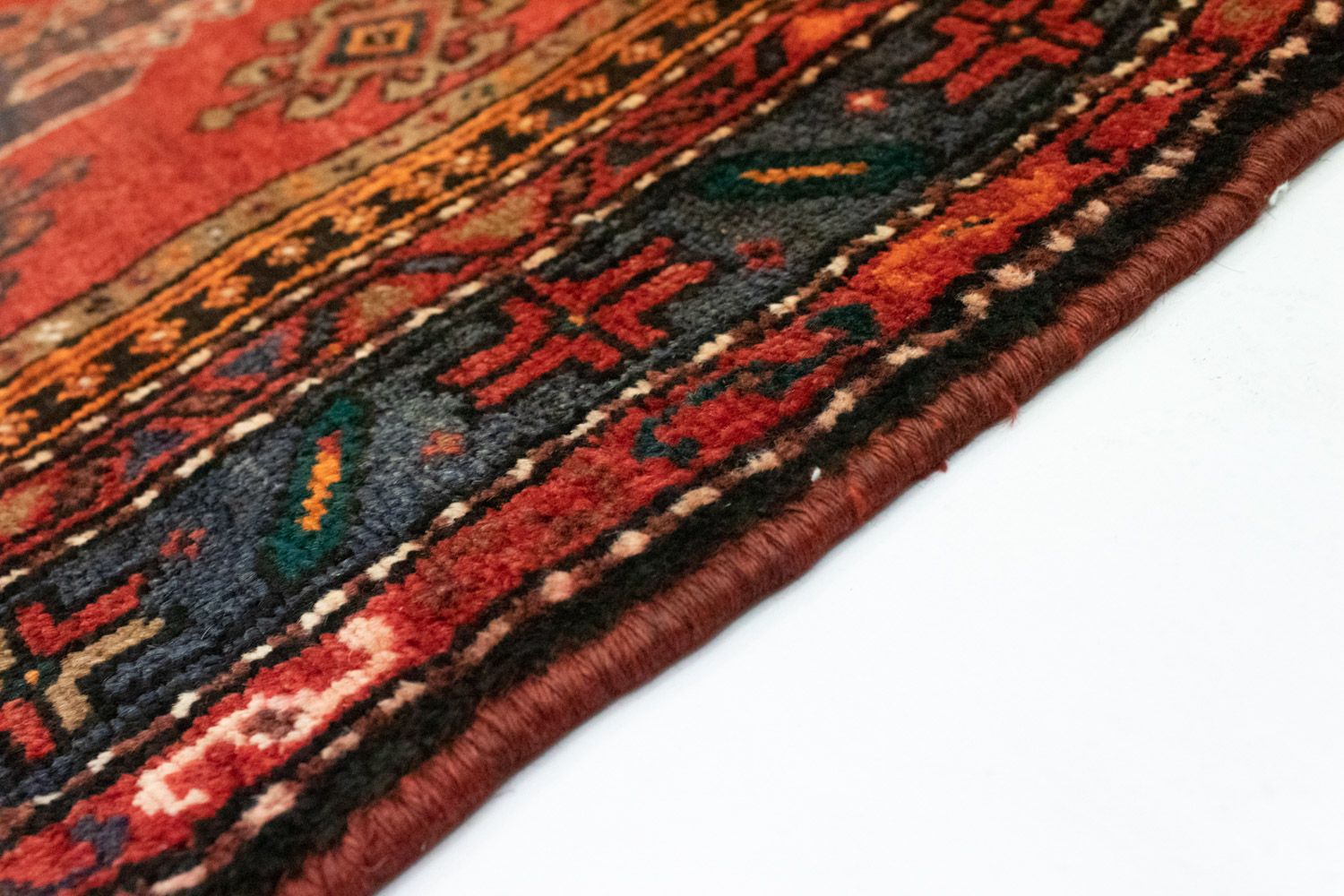 Løber Persisk tæppe - Nomadisk - 307 x 103 cm - grøn