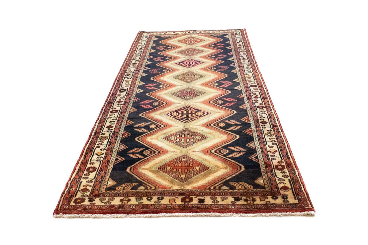 Løber Persisk tæppe - Nomadisk - 312 x 125 cm - blå