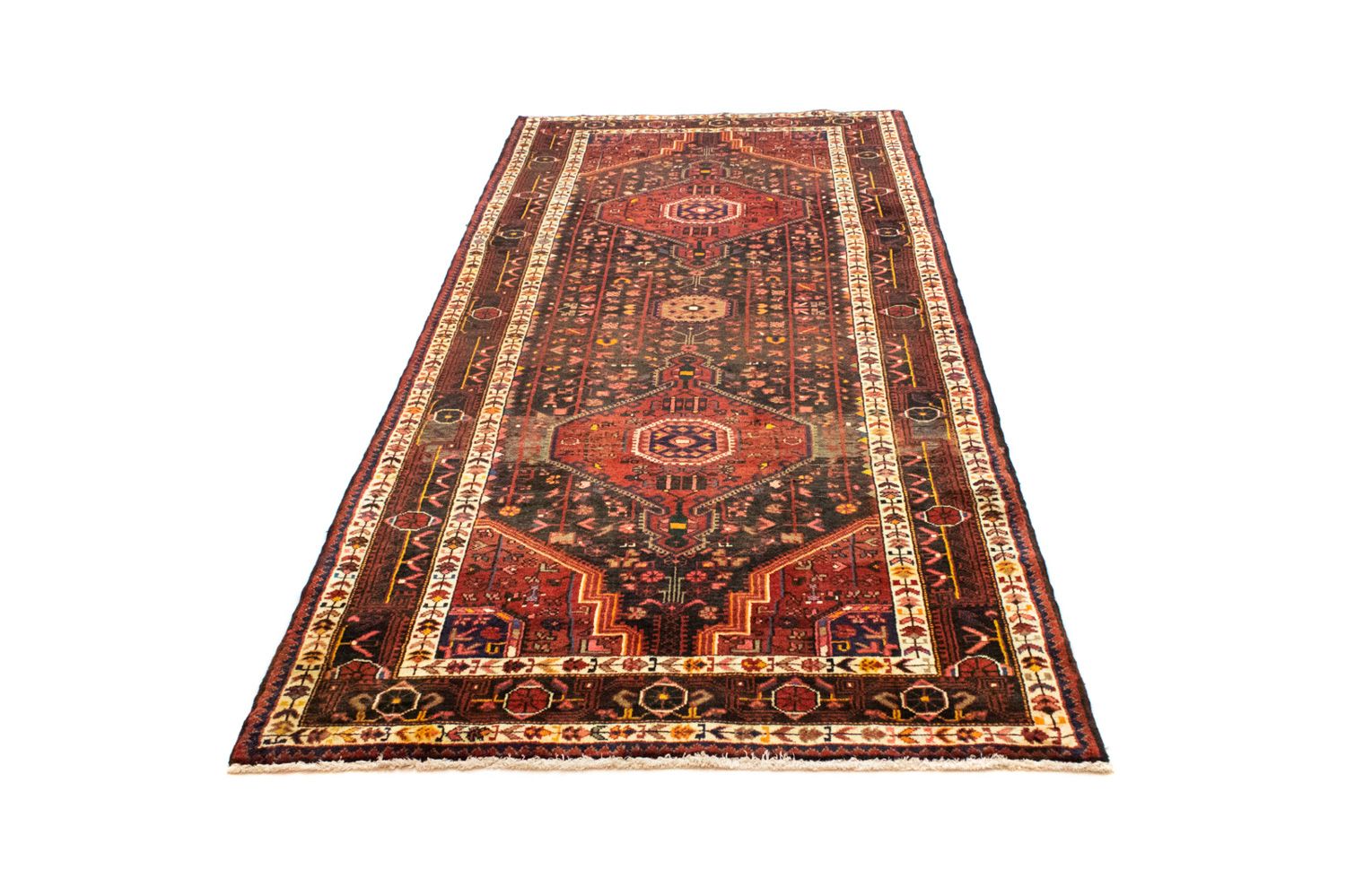 Løber Persisk tæppe - Nomadisk - 295 x 125 cm - brun