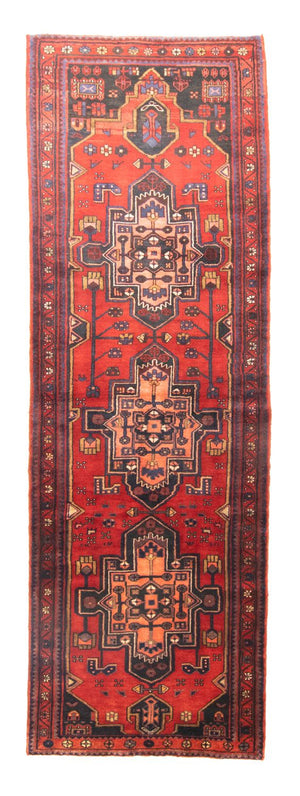 Løber Persisk tæppe - Nomadisk - 326 x 105 cm - rød