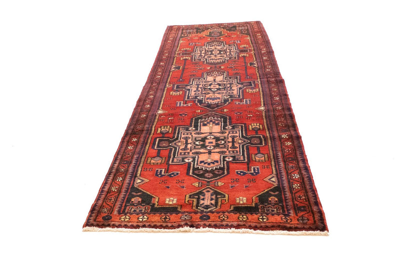 Løber Persisk tæppe - Nomadisk - 326 x 105 cm - rød